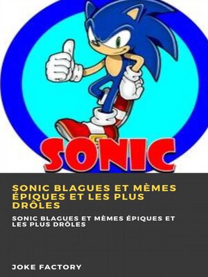 cover image of Sonic blagues et mèmes épiques et les plus drôles